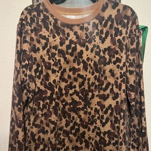 Stars Above Leopard Fleece